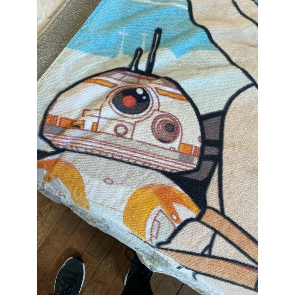 Star Wars Beach Towel Rey BB8 Kylo Ren Adults or Kids Bath Pool Towel Disney